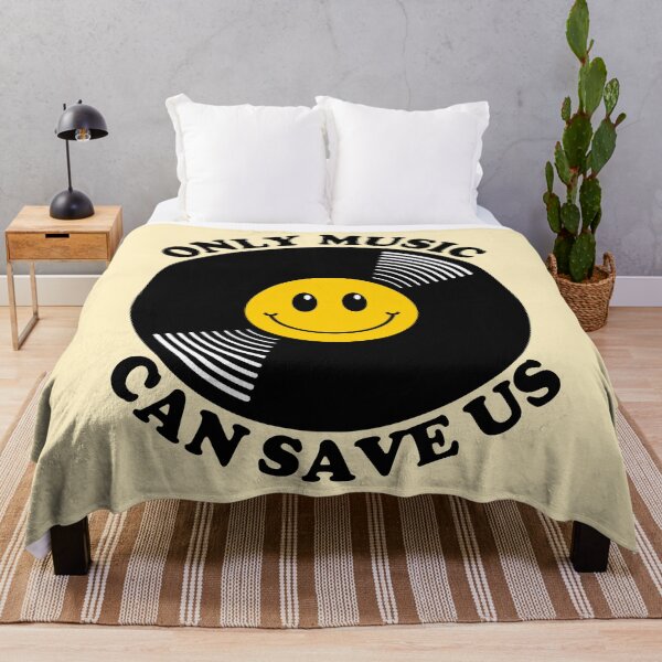 Item preview, Only Music Can Save Us - retro vinyl record version designed and sold by TheLoveShop.