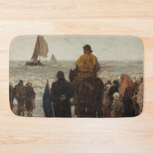 Item preview, Arrival of the Boats | Jacob Maris | 1884 Seascape Art designed and sold by CJET.