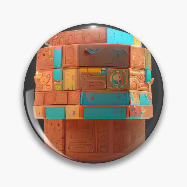 Item preview, Fictional Cyberpunk Aztec Monolith designed and sold by Chubuter.