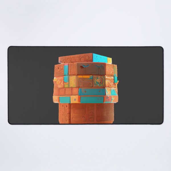 Item preview, Fictional Cyberpunk Aztec Monolith designed and sold by Chubuter.