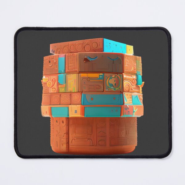 Item preview, Fictional Cyberpunk Aztec Monolith designed and sold by Chubuter.