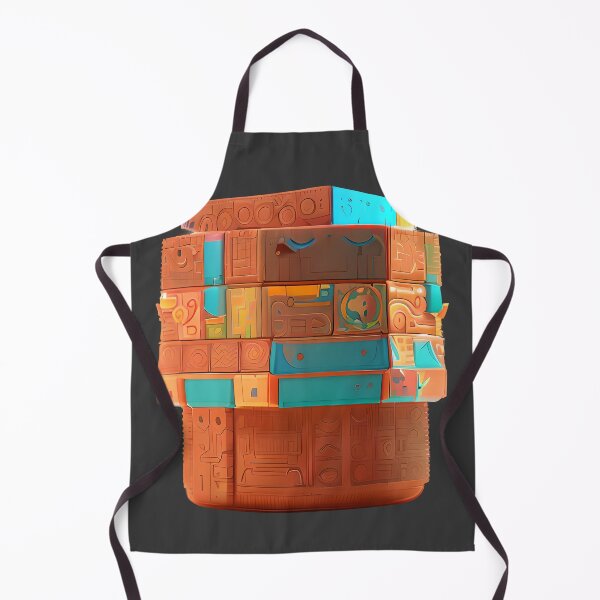 Item preview, Fictional Cyberpunk Aztec Monolith designed and sold by Chubuter.