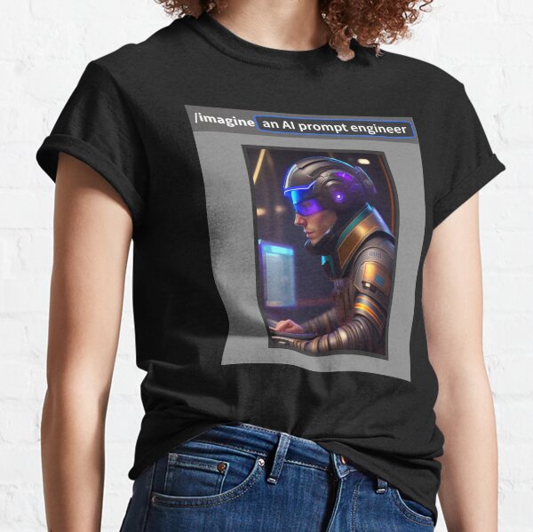 Item preview, Imagine an AI prompt engineer designed and sold by DistinctDesignz.