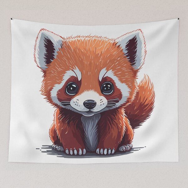 Item preview, Playful Red Panda designed and sold by ArcticWolf-Art.