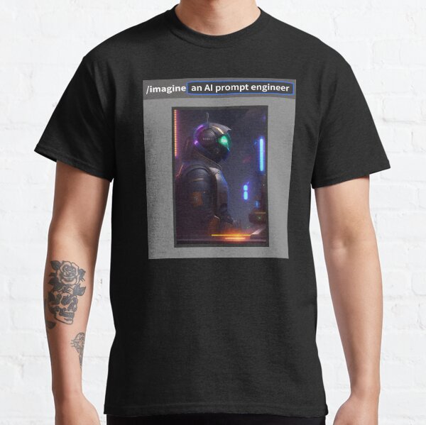 Item preview, Imagine an AI prompt engineer designed and sold by DistinctDesignz.