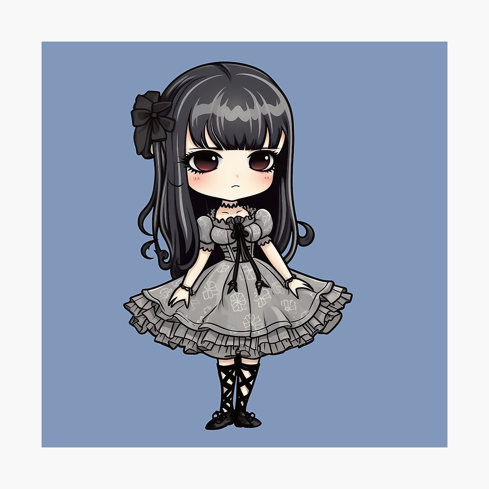 Gothic lolita anime girl