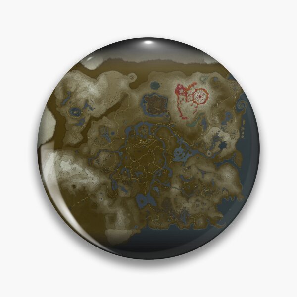 Item preview, LoZ BOTW Map designed and sold by Bubba-Gambler64.