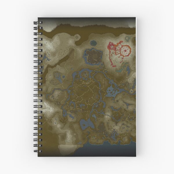 Item preview, LoZ BOTW Map designed and sold by Bubba-Gambler64.