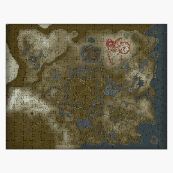 Item preview, LoZ BOTW Map designed and sold by Bubba-Gambler64.