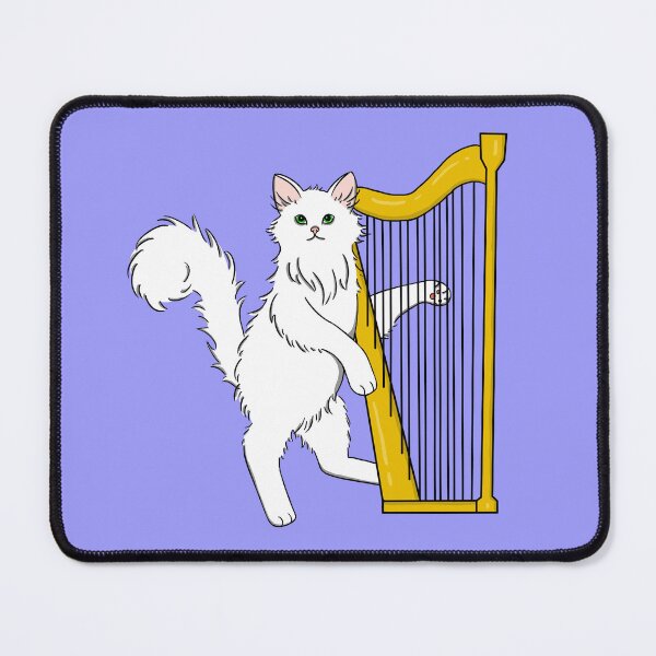 Item preview, Harp Cat designed and sold by Stephanie Hardy.