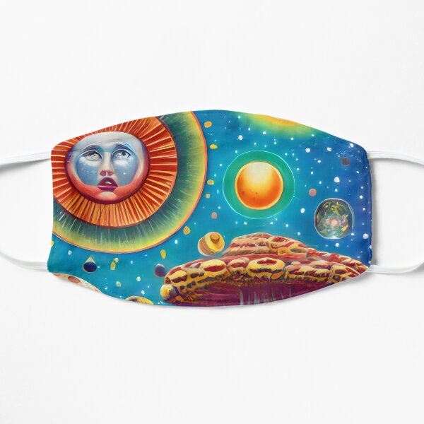 Mushroom Planet - Retro Flat Mask