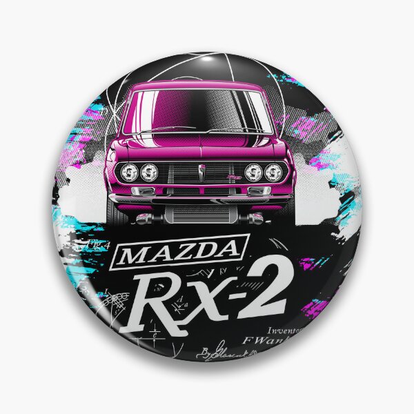 Item preview, Pink RX2 Retro Vintage Mazda Rotary Powered Wankel JDM designed and sold by dragphotos.