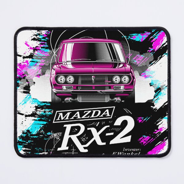 Item preview, Pink RX2 Retro Vintage Mazda Rotary Powered Wankel JDM designed and sold by dragphotos.