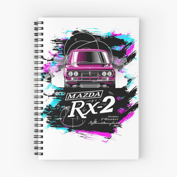 Item preview, Pink RX2 Retro Vintage Mazda Rotary Powered Wankel JDM designed and sold by dragphotos.