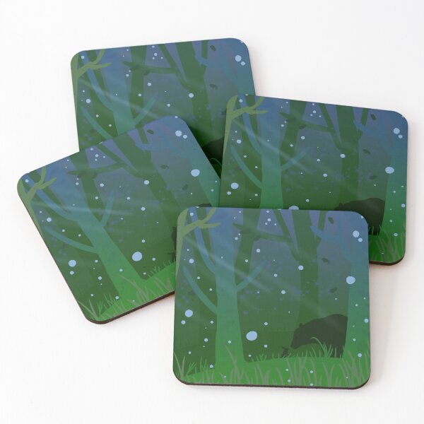Item preview, Bear and Bunny in Woods designed and sold by Stephanie Hardy.