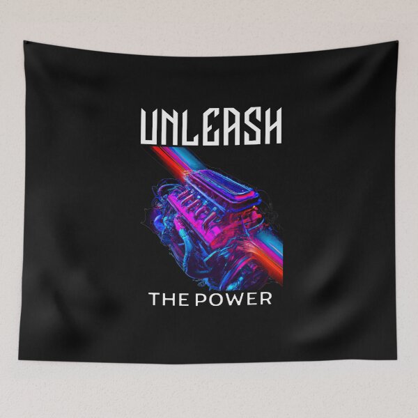 Item preview, Unleash The Power Fast Speed Motor Racing Engine Cars Racer Garage Mechanic Car Enthusiast designed and sold by CarantinedChaos.