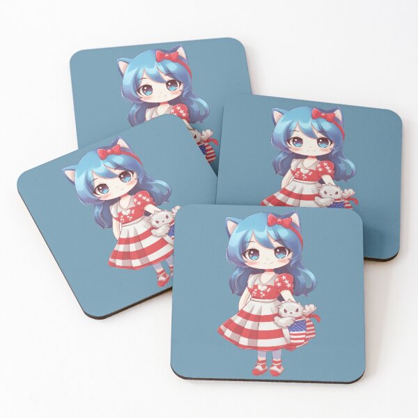 Item preview, Patriotic Neko - Style 1 designed and sold by Good Candy.