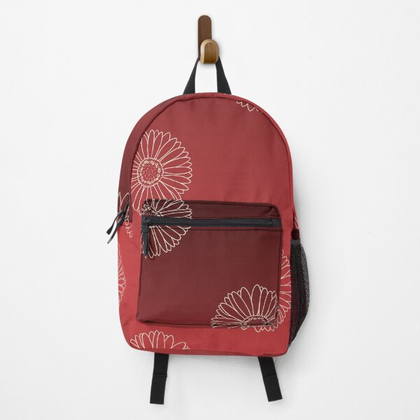 Item preview, Red ombré mandala flower pattern designed and sold by Artheticsbyamna.