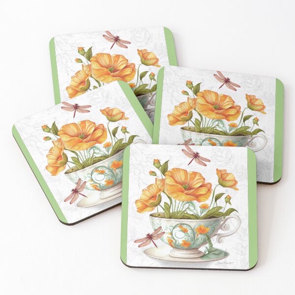 Item preview, Floral Teacup Collection A designed and sold by Jean Plout.