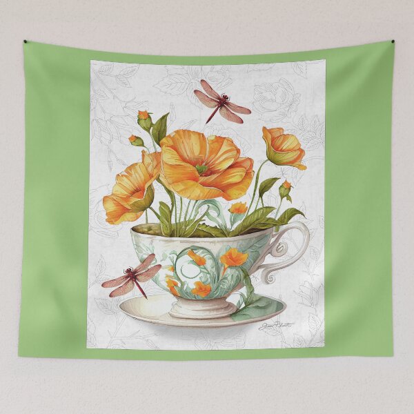 Item preview, Floral Teacup Collection A designed and sold by Jean Plout.