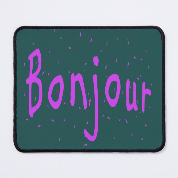 Item preview, Bonjour (hello in Franch) designed and sold by lobodelnoir.