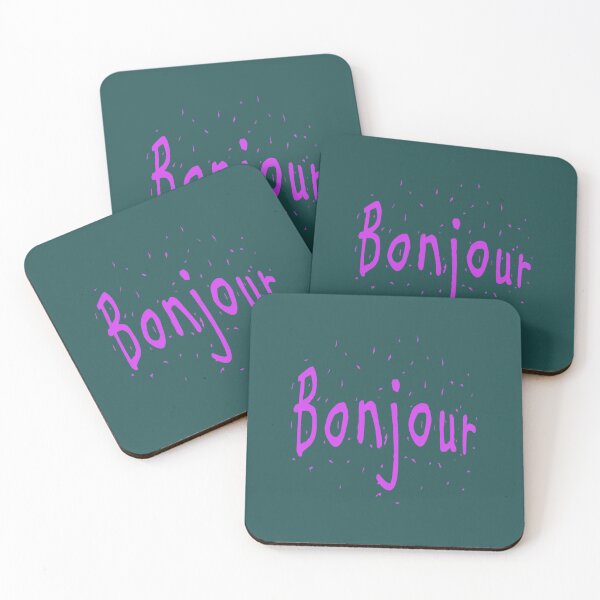 Item preview,  Bonjour (hello in Franch) designed and sold by lobodelnoir.