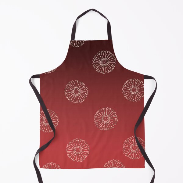 Item preview, Red ombré mandala flower pattern designed and sold by Artheticsbyamna.
