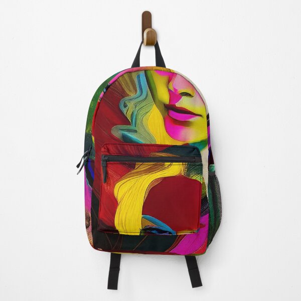 Item preview, Colorful abstract portrait | retro aesthetics designed and sold by CiceroSpin.