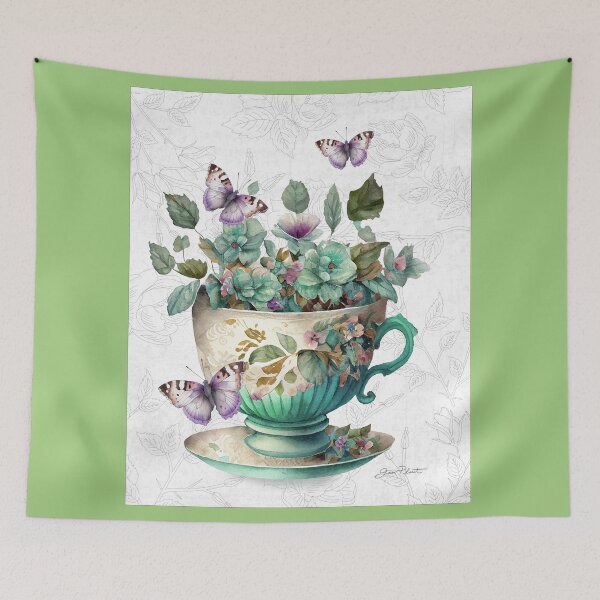 Item preview, Floral Teacup Collection C designed and sold by Jean Plout.