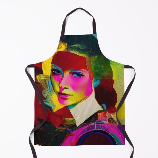 Item preview, Colorful abstract portrait | retro aesthetics designed and sold by CiceroSpin.