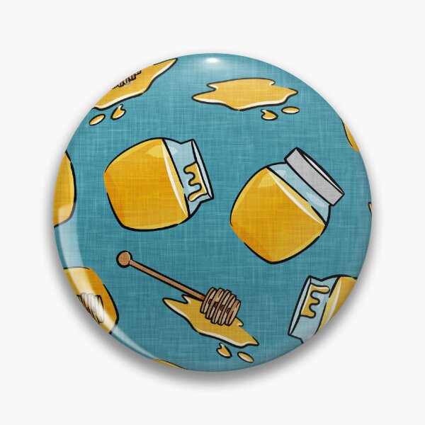 Item preview, honey jars - teal designed and sold by littlearrow.