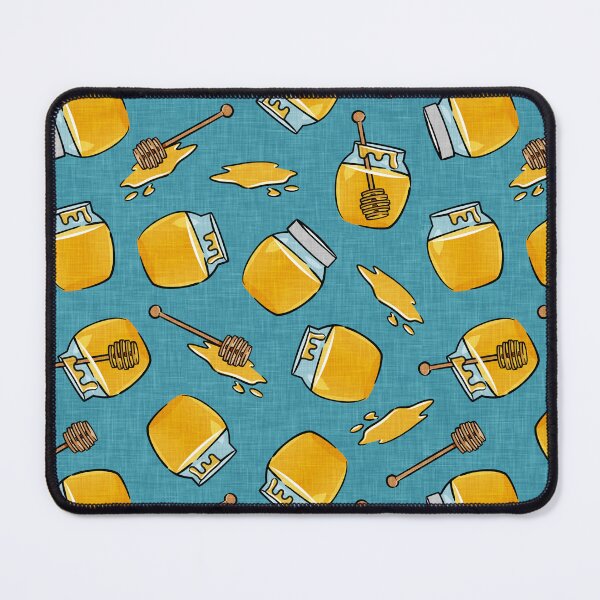 Item preview, honey jars - teal designed and sold by littlearrow.