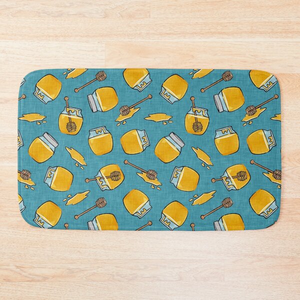 Item preview, honey jars - teal designed and sold by littlearrow.