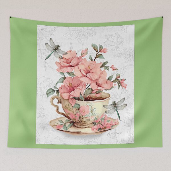 Item preview, Floral Teacup Collection D designed and sold by Jean Plout.