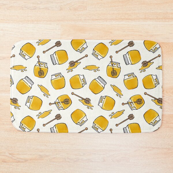Item preview, honey jars - cream designed and sold by littlearrow.