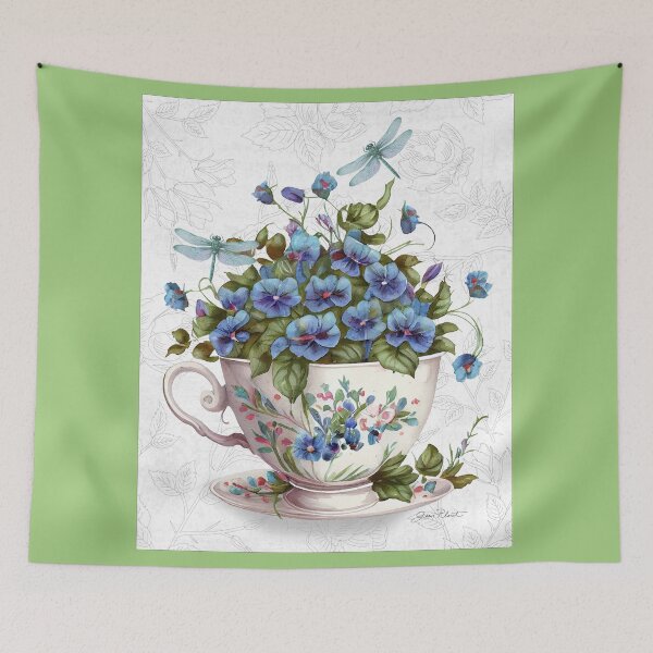 Item preview, Floral Teacup Collection E designed and sold by Jean Plout.