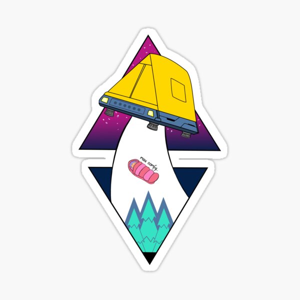Rin To Nadeshiko Neteru Yuru Camp//Laid-Back Camp Sticker Vinyl Decal Wall Laptop Window Car Bumper Sticker 5