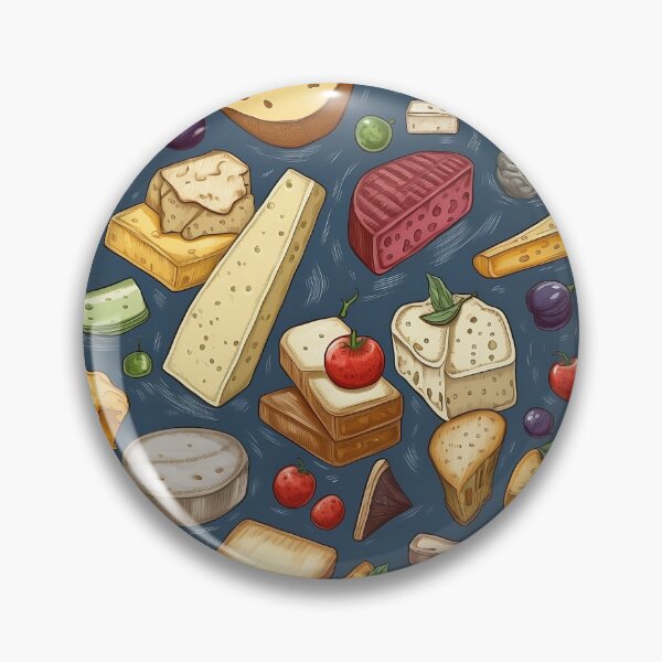 Item preview, Cheeses of the World Pattern designed and sold by ShyCarbonStudio.