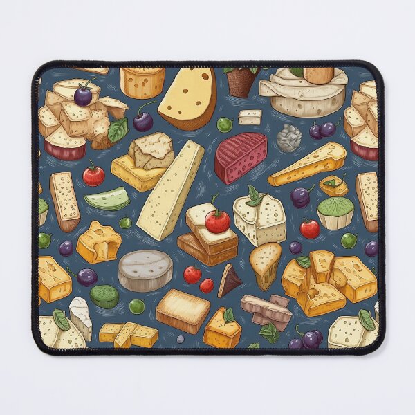 Item preview, Cheeses of the World Pattern designed and sold by ShyCarbonStudio.