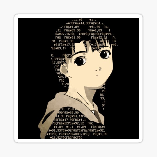 [Glitchart, Lain] Interface Sticker