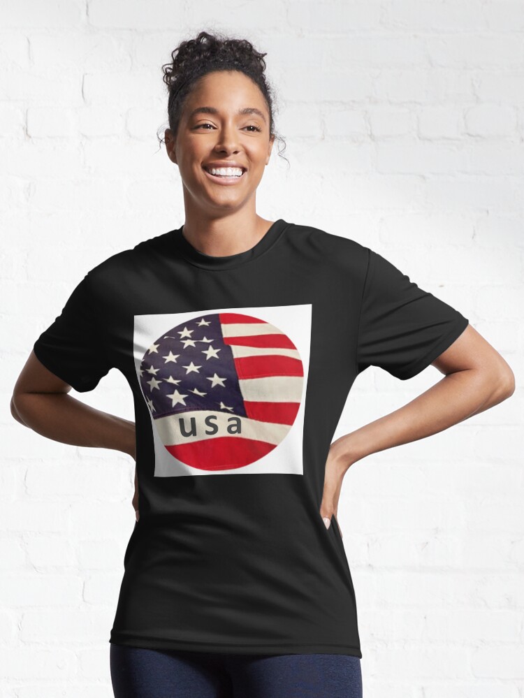 American Flag Women's Vintage Jersey T-Shirt – Slate Avenue