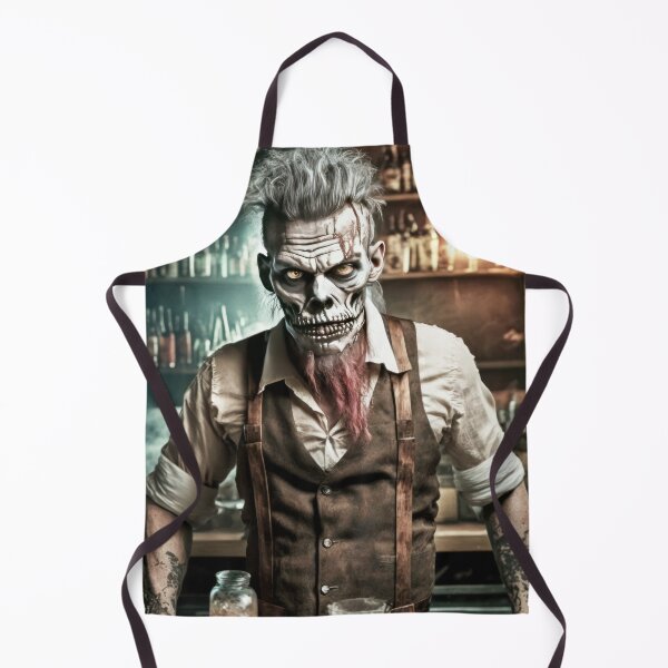 Item preview, Zombie Bartender 02: Zombies In Everyday Life designed and sold by Ghastly Wicked Creations Studio.