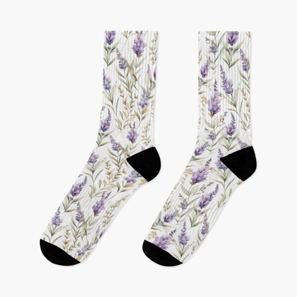 Item preview, lavender floral pattern 09 designed and sold by PixelPastry.