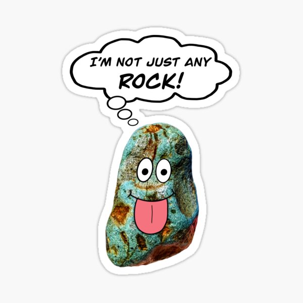 Aperçu de l'œuvre Je ne suis pas n'importe quel rocher - Géologue drôle Rockhound créée et vendue par Laura Rucker - Cackling Chick.
