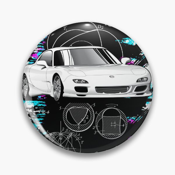 Item preview, RX7 FD Retro Vintage Mazda Rotary Powered Wankel JDM designed and sold by dragphotos.