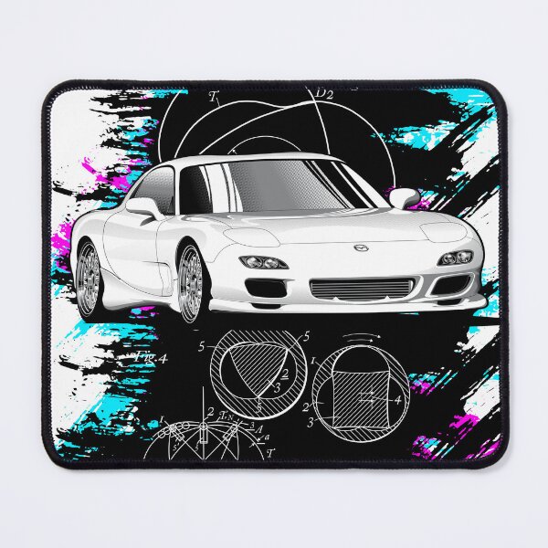 Item preview, RX7 FD Retro Vintage Mazda Rotary Powered Wankel JDM designed and sold by dragphotos.