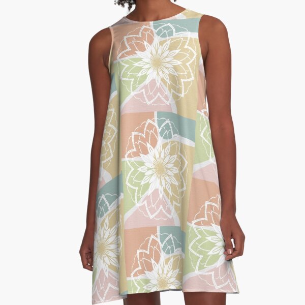 Mandala Patterns Nordic 2 A-Line Dress