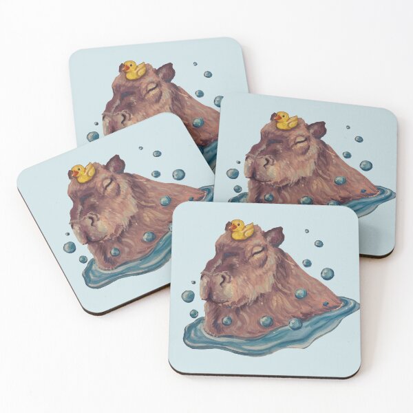 Item preview, Capybara Bubble Bath designed and sold by cservart.