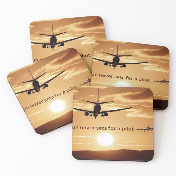 Item preview, The Sun Never Sets for a Pilot designed and sold by Wings in Air.