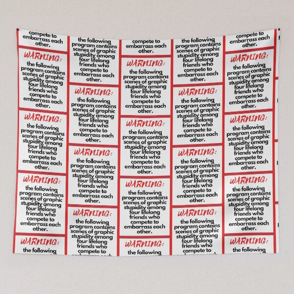 Item preview, Impractical Jokers Warning designed and sold by DWattsArt.